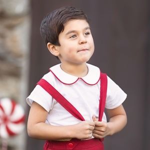 Toddler Boys Vintage Style Christmas Outfit